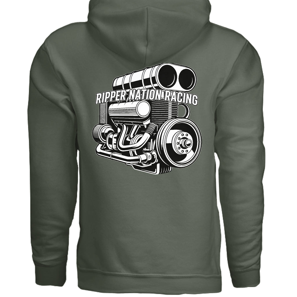 MILITARY GREEN - BACK