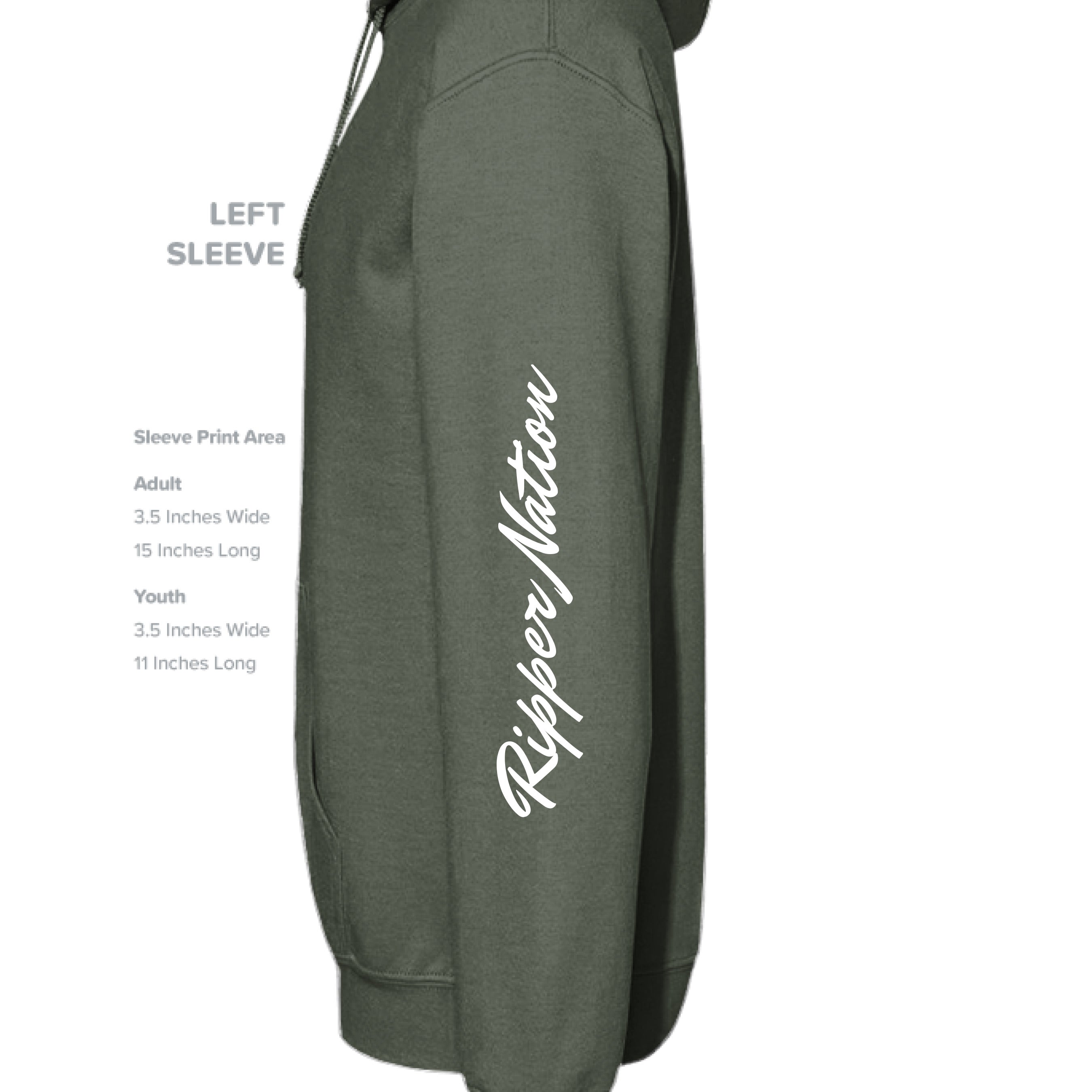 MILITARY GREEN - SLEEVE_LEFT