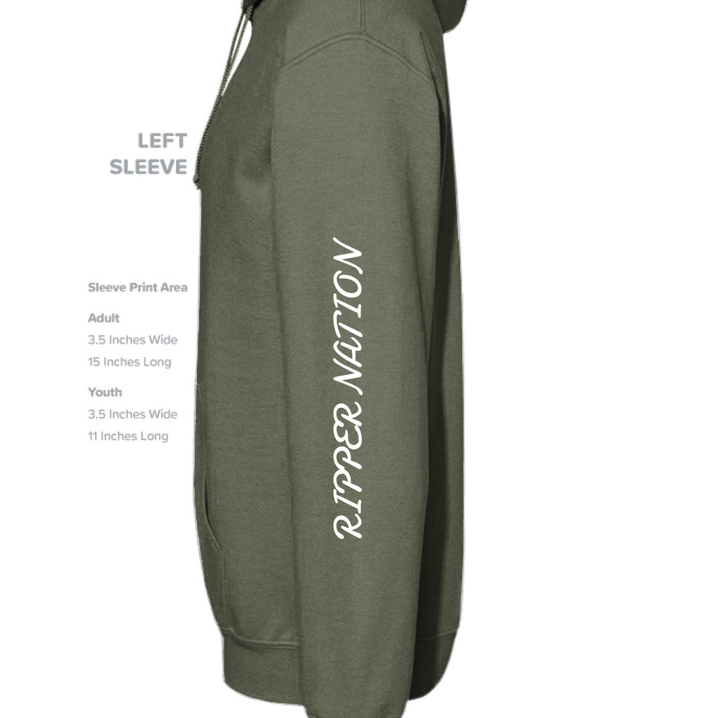 MILITARY GREEN - SLEEVE_LEFT