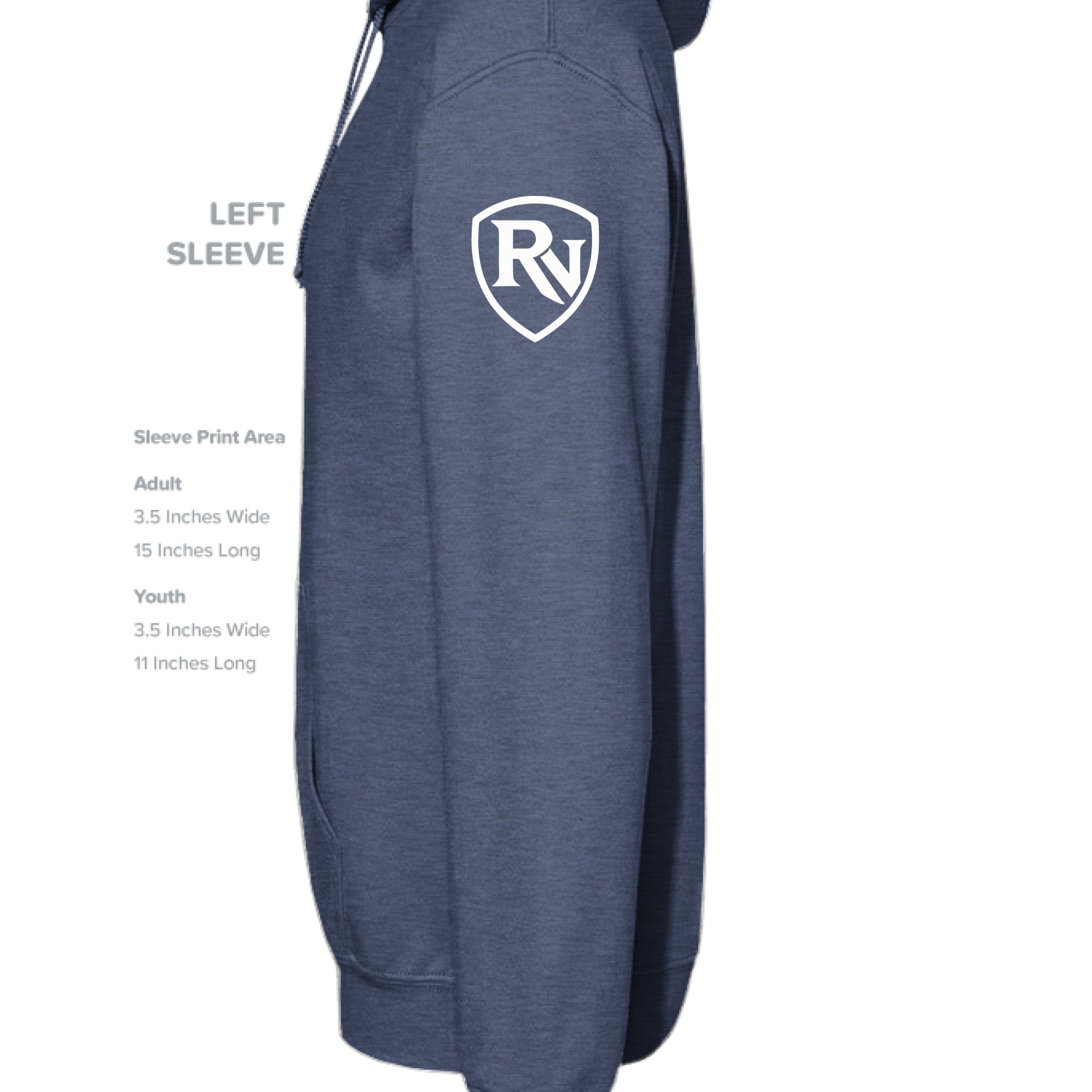 Heather Sport Dark Navy - SLEEVE_LEFT