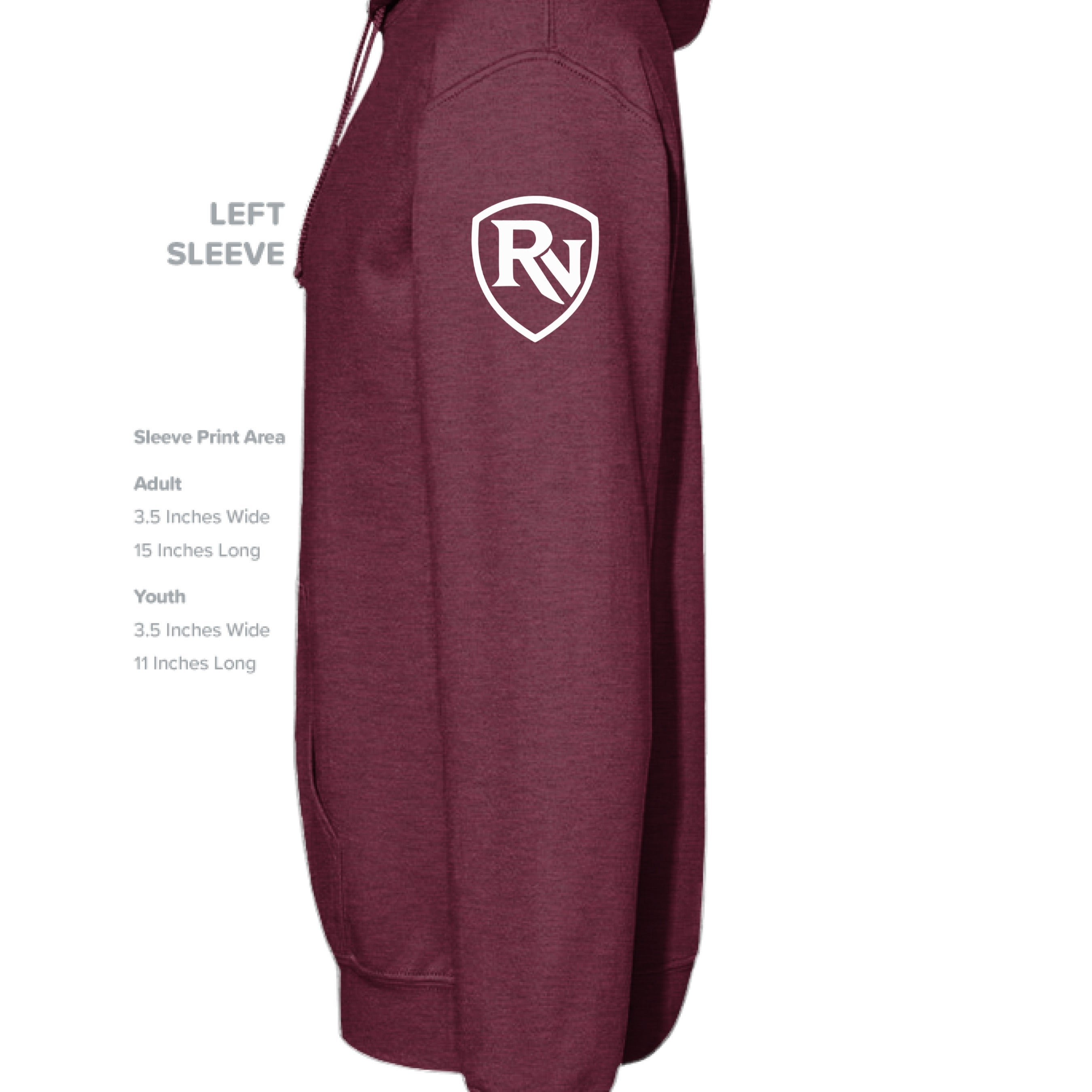 Heather Sport Dark Maroon - SLEEVE_LEFT