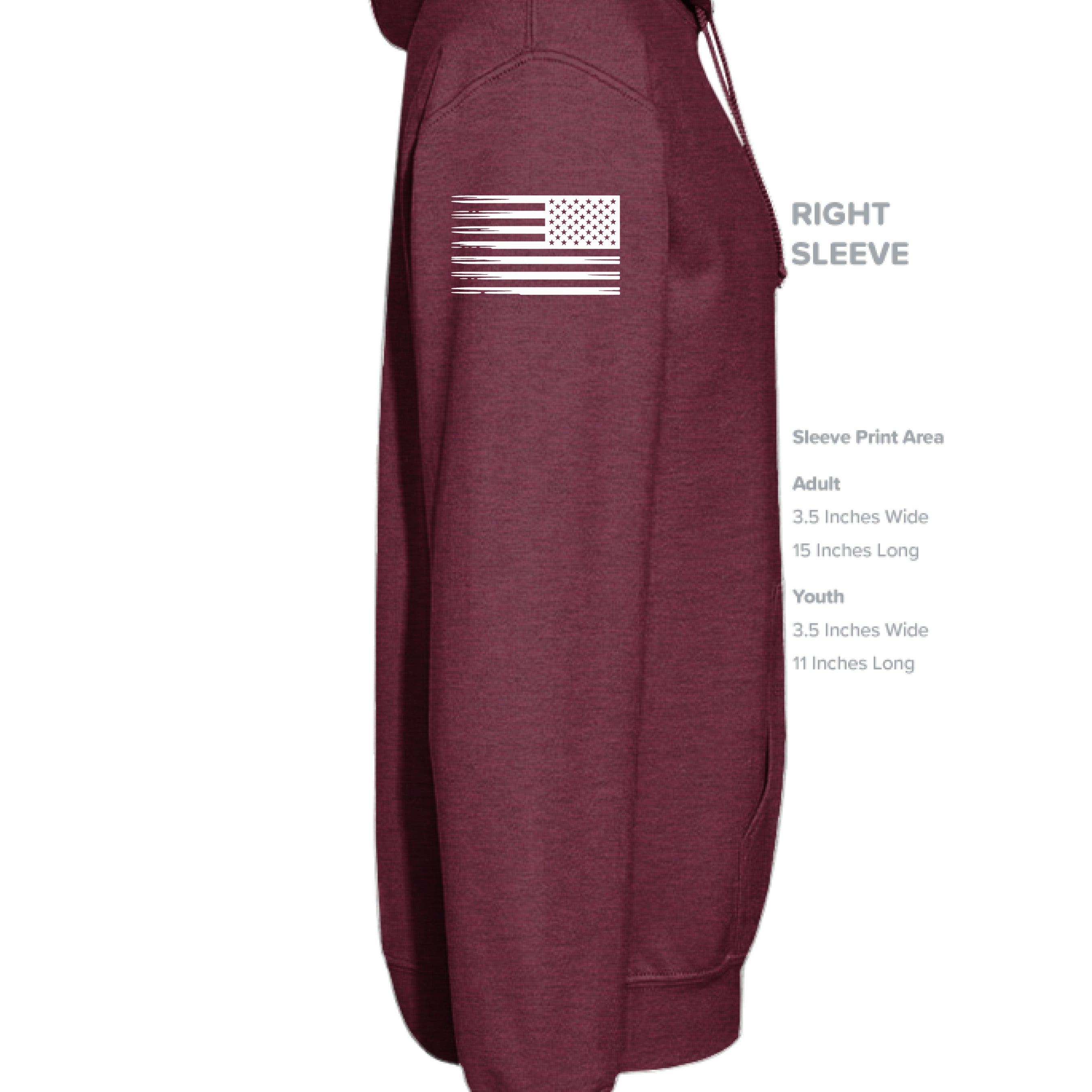 Heather Sport Dark Maroon - SLEEVE_RIGHT